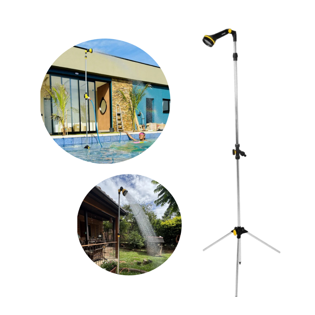 Chuveiro Ducha Portátil Regulável Vonder Camping Piscina em Oferta na Shopee