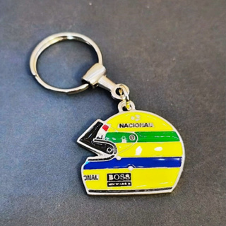 Chaveiro Capacete em Metal Corrida Formula Clássico Brasil em Oferta na Shopee