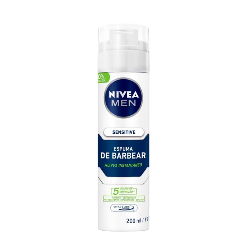 Espuma De Barbear Nivea Men Sensitive 200ml