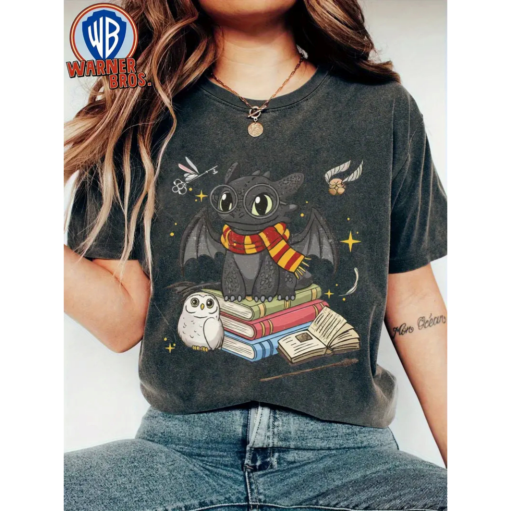 Camiseta Básica Banguela Harry Potter Streetwear Feminina Algodão Premium Estilo e Conforto