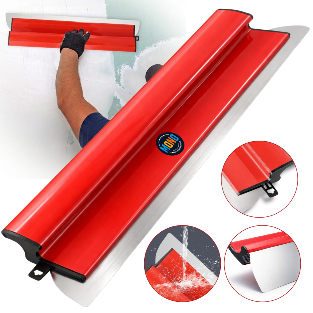 Berox Desempenadeira 40cm Inox Massa Corrida Gesso Acabamento