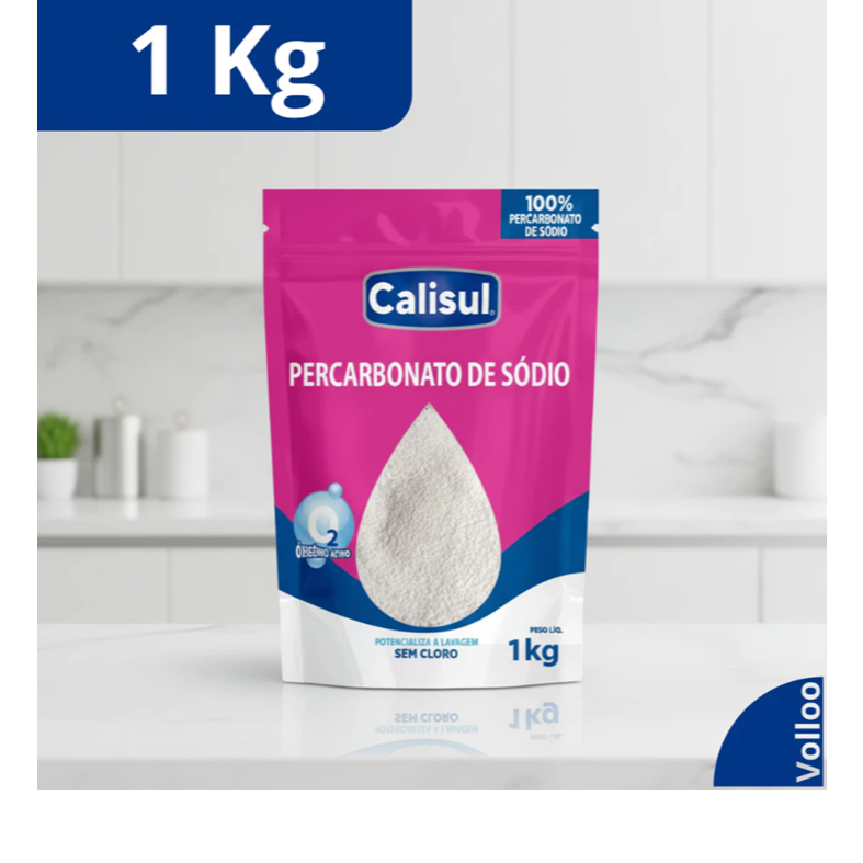 Tira Manchas Roupas Brancas e Coloridas  Percarbonato De Sódio 99,9% Calisul em Oferta na Shopee