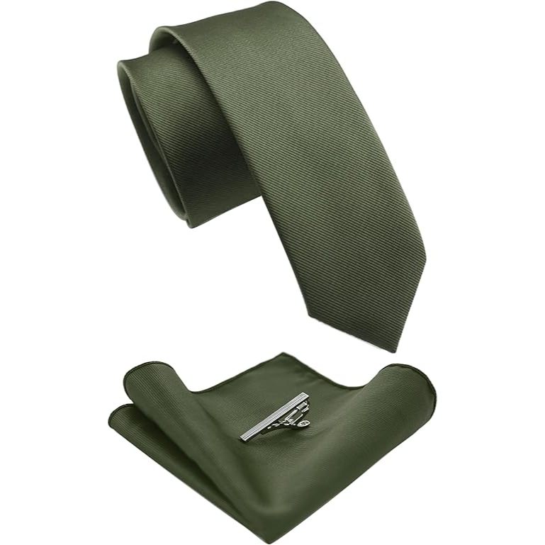 JEMYGINS Gravata fina de cor sólida de 6 cm para homens em Oferta na Shopee