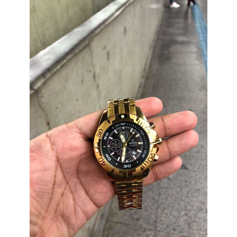 Relógio Festina Série ouro masculino