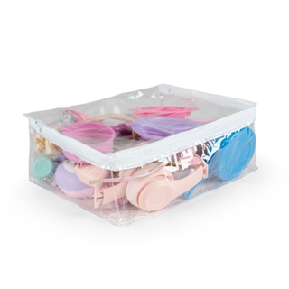 Kit 10 Saco Multiuso Nesseserie e Organizador de Brinquedos Guarda Roupa Com Zíper em Oferta na Shopee