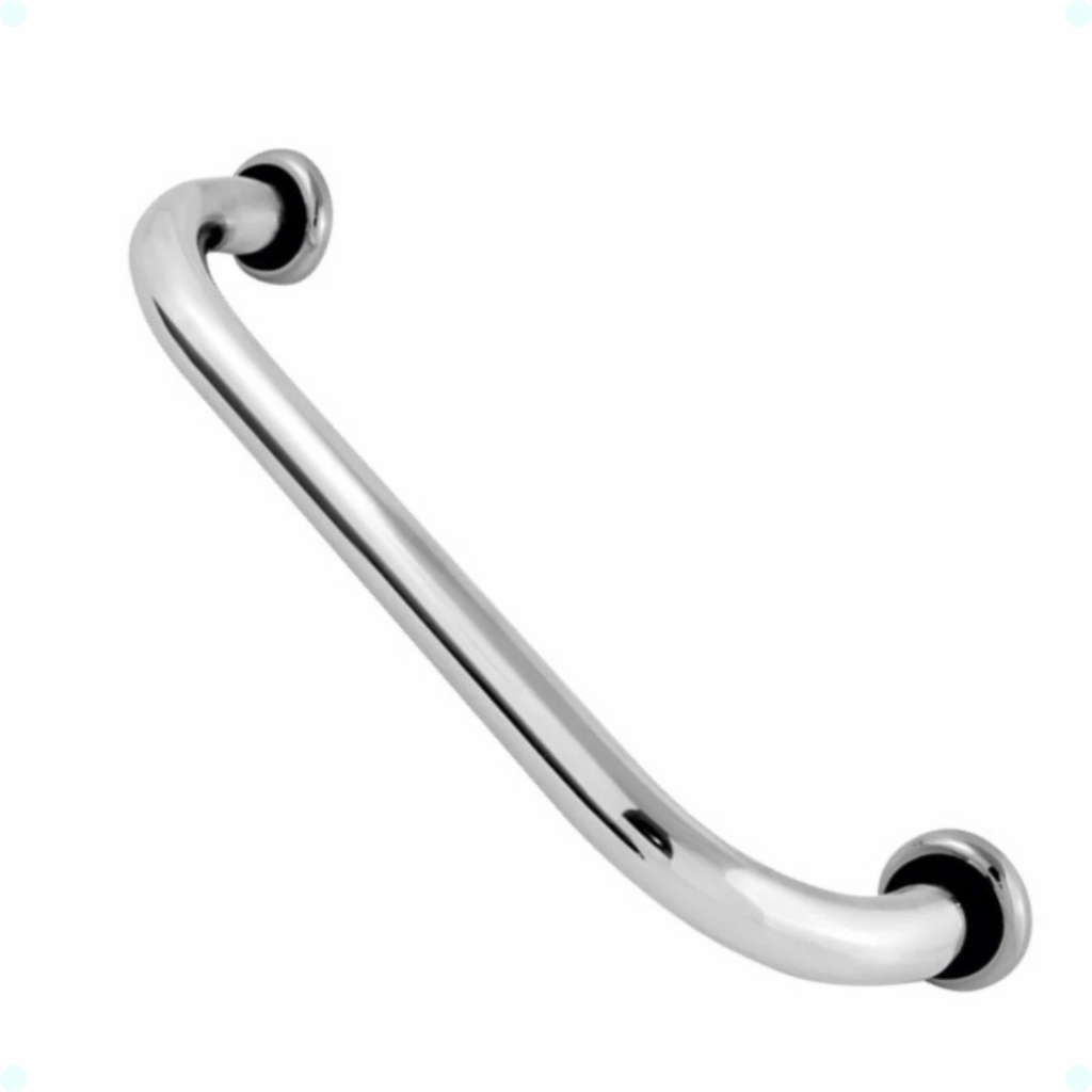 Alça Barra De Apoio 100 Cm Corrimão Suporte Idoso Deficiente Gestante Antiderrapante Prateado em Oferta na Shopee
