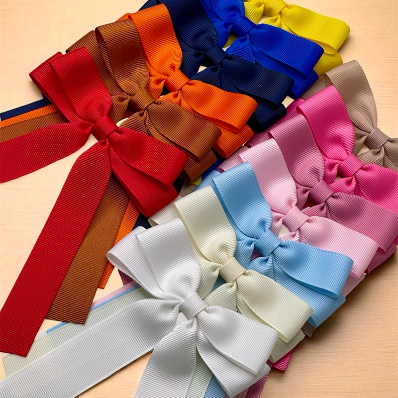 Laço de Cabelo com Pontas, Adulto ou Infantil em Fita e Bico de Pato em Oferta na Shopee