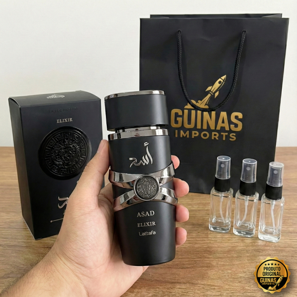 Perfume Lattafa Asad Elixir - Comprar com Melhor Preço em Perfumes e Fragrâncias