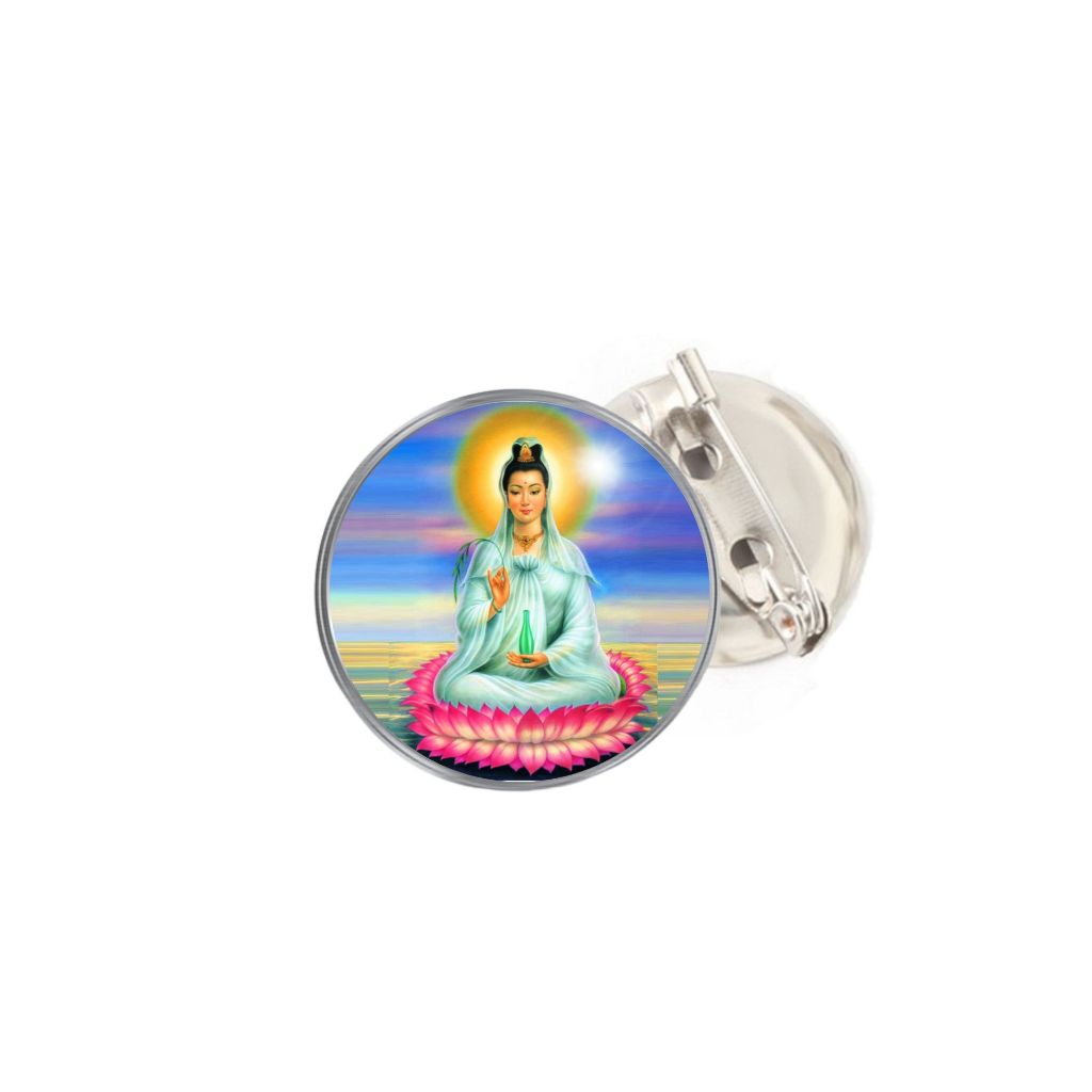 Boton Mestre Kuan Yin Bodisatva Quan Yin Grande Fraternidade Branca “Deusa da Misericórdia”