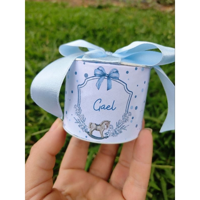 kit com 50 Tubolata Personalizada 5x6 cm • Lembrancinha Festa Infantil • Aniversário • Chá de Bebê