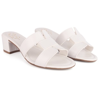 Sandália Feminina Tamanco Baixo Detalhe Em H Sintético Para o Dia a Dia Rasteirinha Confortável em Oferta na Shopee