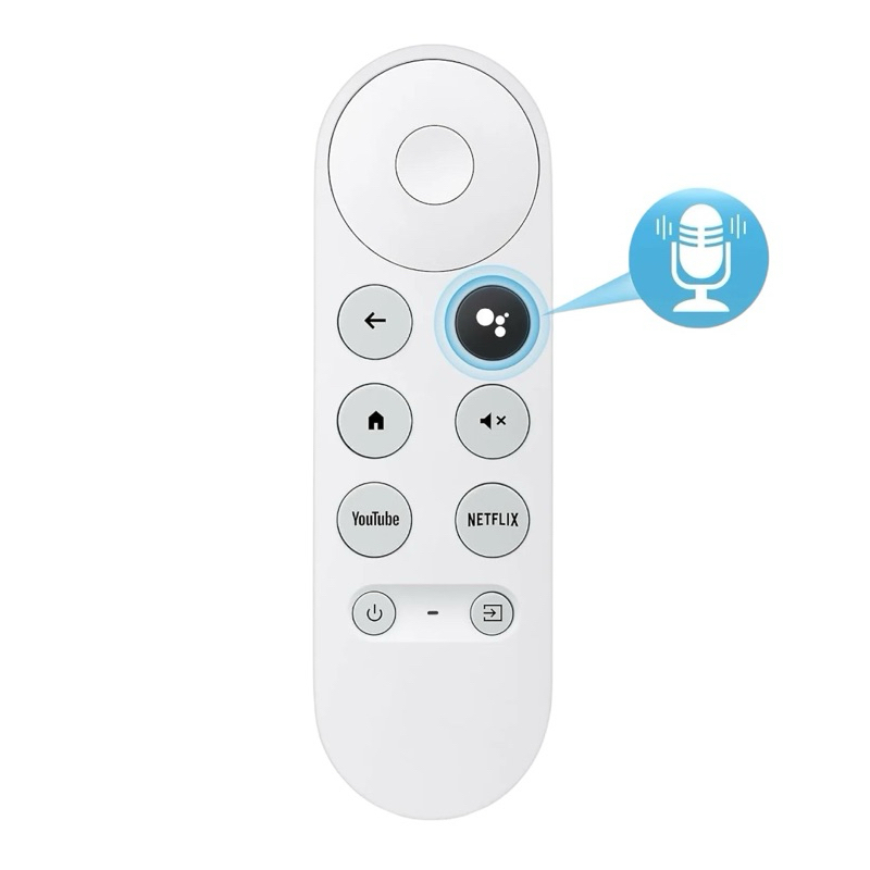 Controle Remoto Para Chromecast Google Tv 4k Com Voz G9N9N 4ª Geração