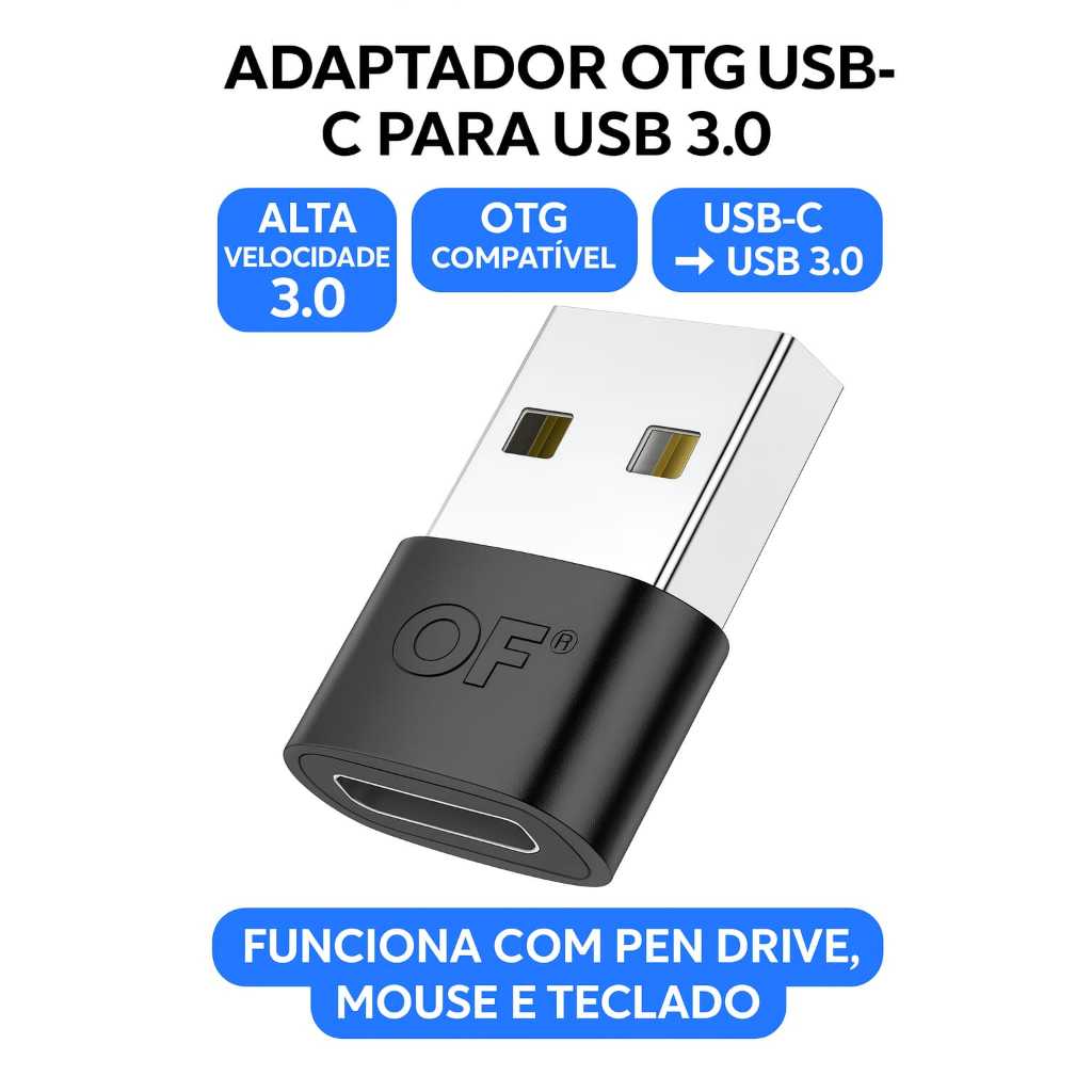 Adaptador OTG USB Tipo C para USB 3.0 – Celular Android