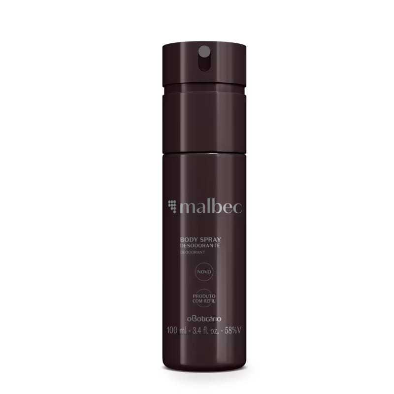 O Boticário Body Spray 100ml (Malbec, Egeo Dolce, FLORATTA RED, Arbo)