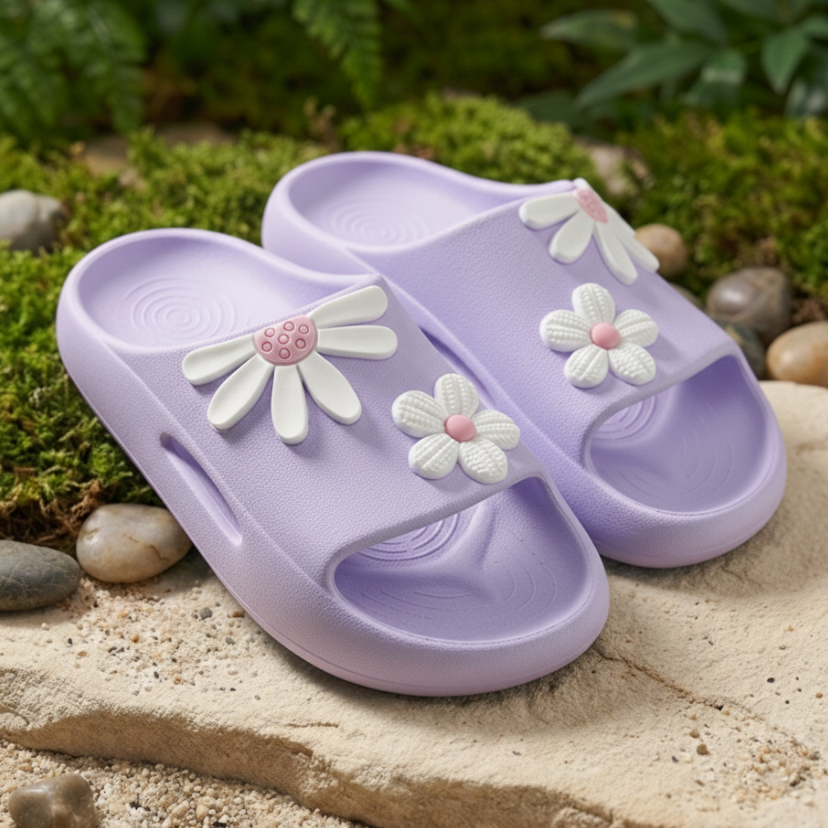 Chinelo Nuvem Flor Menina Original Super Macio e Confortável em Oferta na Shopee