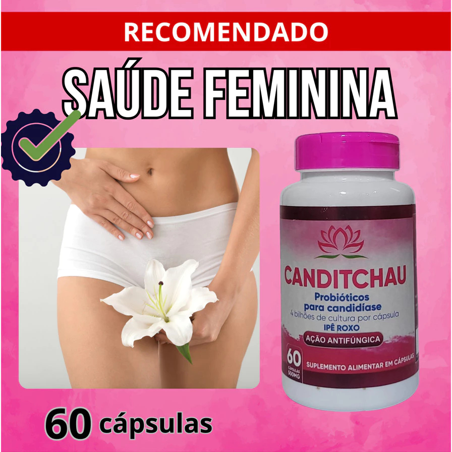 Suplemento Probiótico para Flora Feminina - Alta Concentração, 100% Natural e Fácil de Consumir