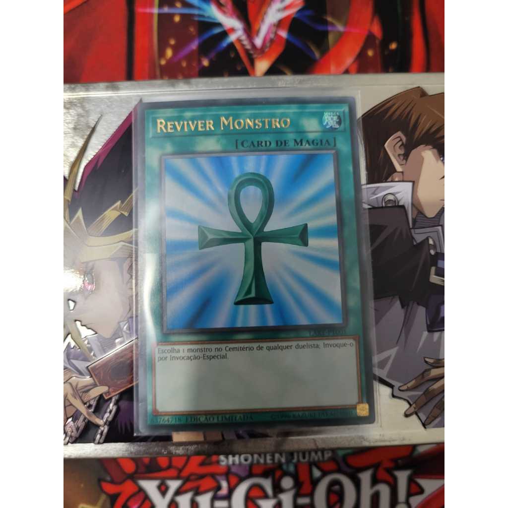 Reviver Monstro - Monster Reborn - Raridade ULTRA ARTE ALTERNATIVA. Yugioh. Original Konami.
