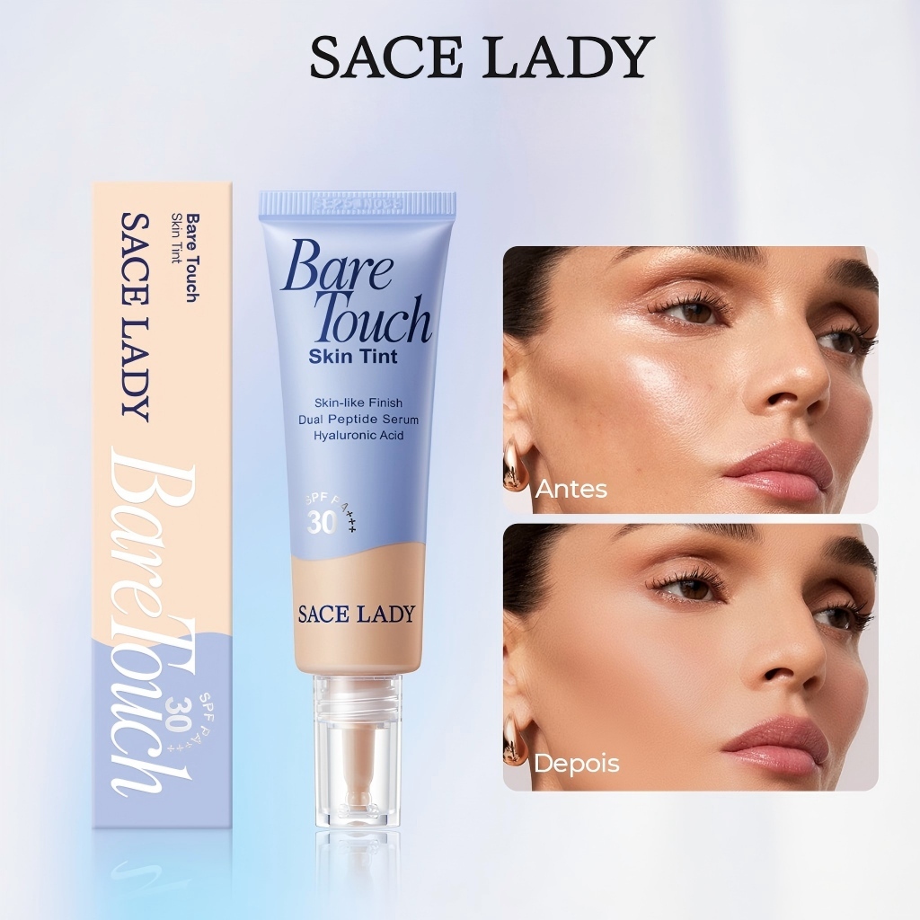 Skin Base Líquida FPS30 SACE LADY Longa Duração Matte de Pele controle de oleosidade  Alta Cobertura em Oferta na Shopee