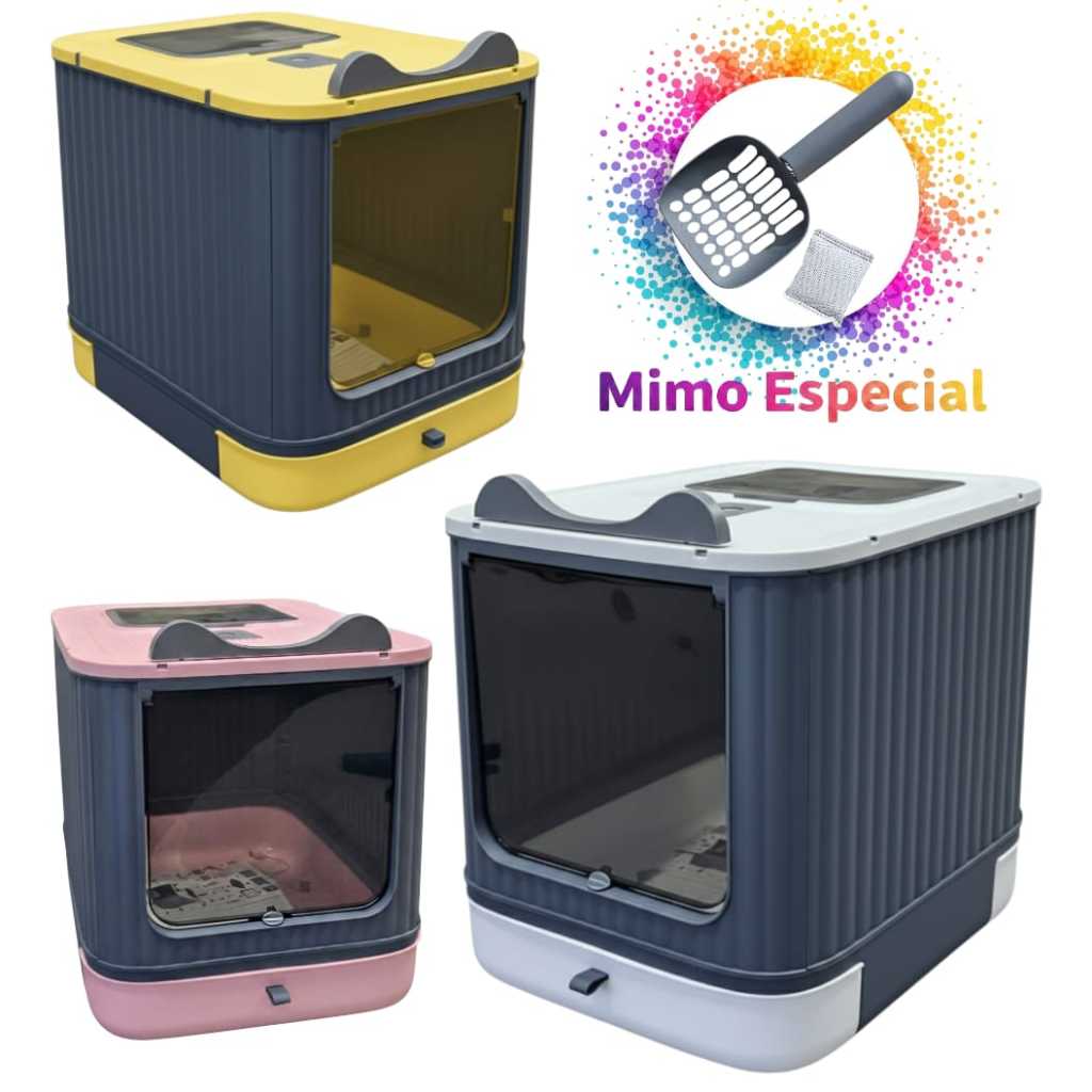 Caixa de Areia para Gato Fechada Banheiro Pet Higiênico para Gatos Pá e Filtro Anti Odor Promoção Envio Imediato em Oferta na Shopee