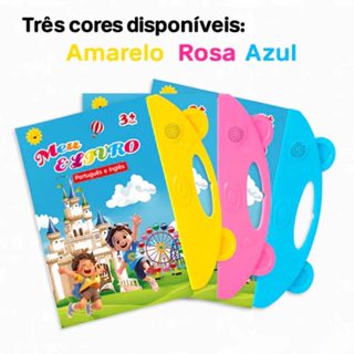 Livro Sonoro Interativo Infantil Bilíngue (Inglês/Português) Brinquedo Educativo Com Toque Inteligente em Oferta na Shopee