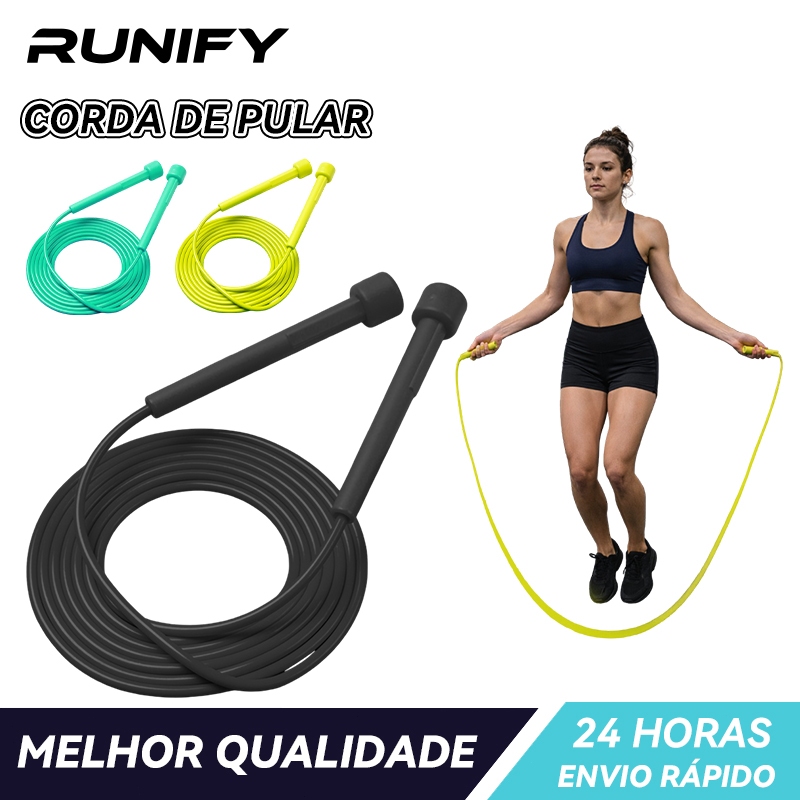 Corda de Pular Ajustável Fitness, Crossfit e Treino Funcional em Oferta na Shopee