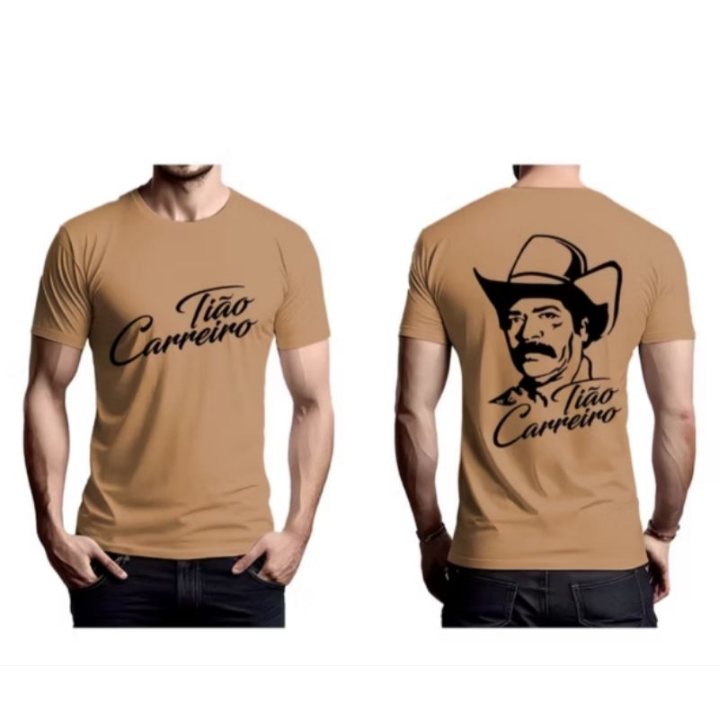 Camiseta Rei Da Viola Tião Carreiro Estampa Premium Sertaneja Country Viola Envio Imediato Promoção