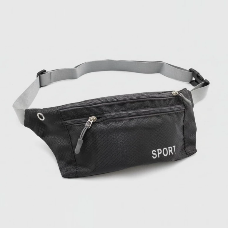 Pochete Esportiva Impermeável Slim Unissex Porta Celular Corrida Bike com 3 Bolsos - Escolha a Cor — imagem 1