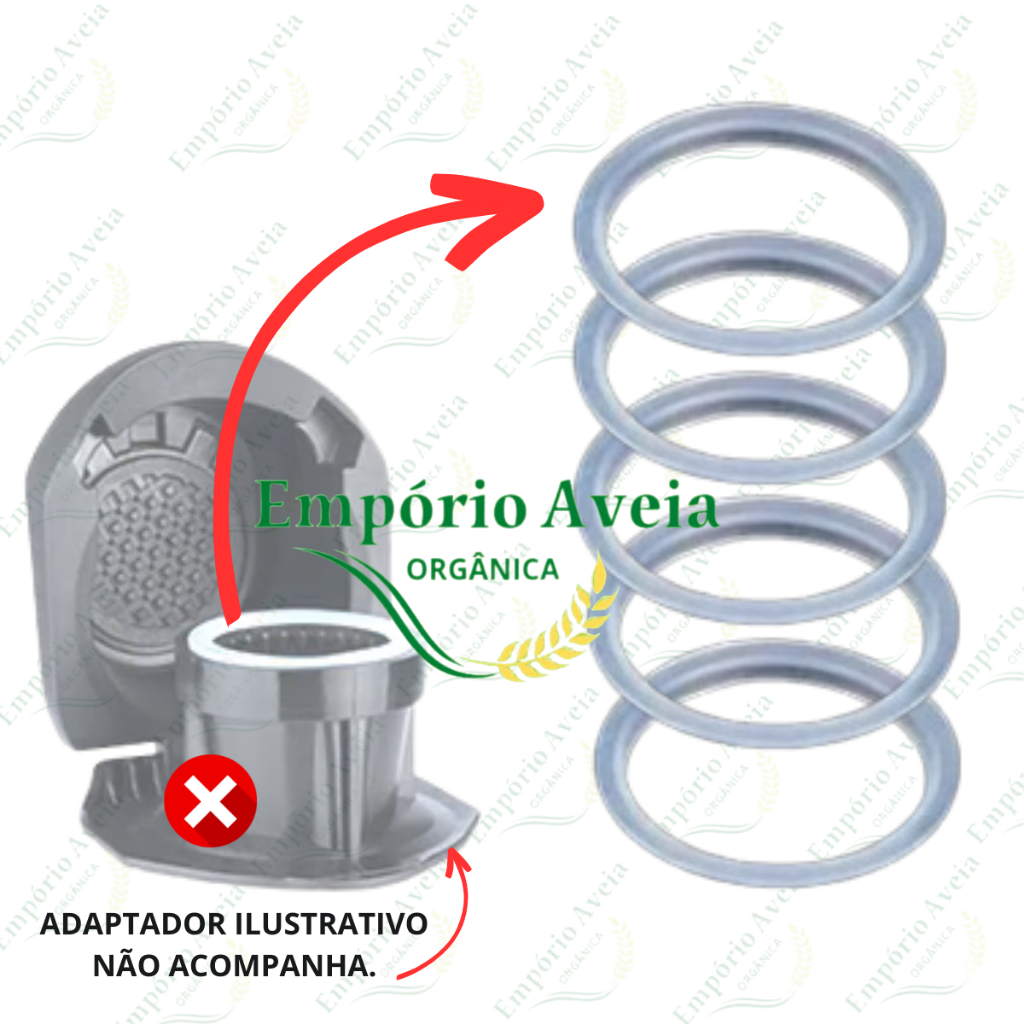 Borracha de Vedação para Adaptador Nespresso Reutilizável para maquina Dolce Gusto Elástico Vedação