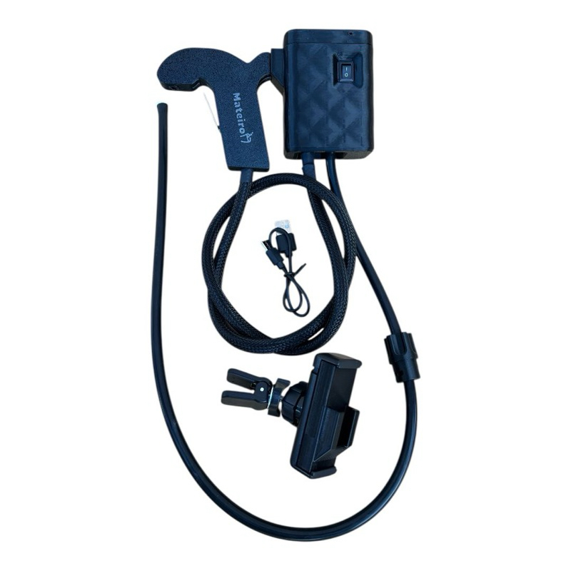 Kit Tereré Elétrico para Garrafa Térmica Jug, Marca Mateiro, Cor Preto, Bateria recarregável