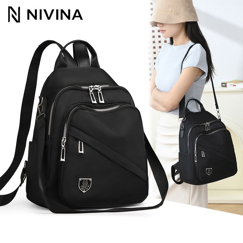 Bolsa mochila feminina Portátil da moda de Poliéster à prova d'água em Oferta na Shopee