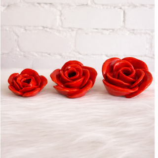 Ofertório Rosa em Biscuit para Pomba Gira | Porta Oferenda Artesanal Decorativo | Altar Espiritual em Oferta na Shopee