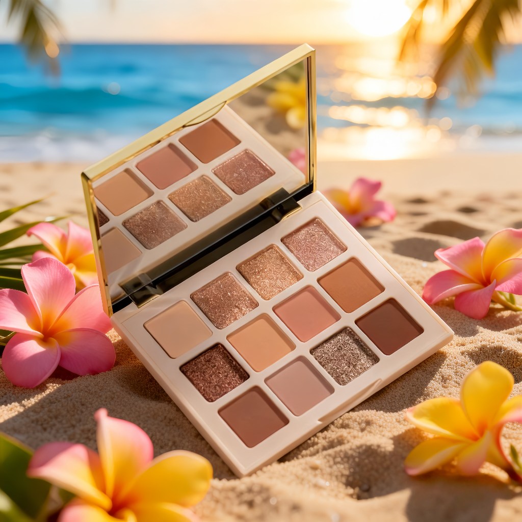 Koasis Paleta 12 Cores Sombras Nude - Fosca/Brilhante Tons Cacau Avelã em Oferta na Shopee