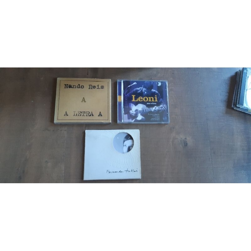 lote 3 cds - Leoni Fernanda Takai Nando Reis