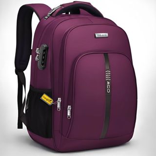 Mochila Feminina Masculina Faculdade Escola Trabalho Notebook Bolso Antifurto Resistente Saída USB em Oferta na Shopee