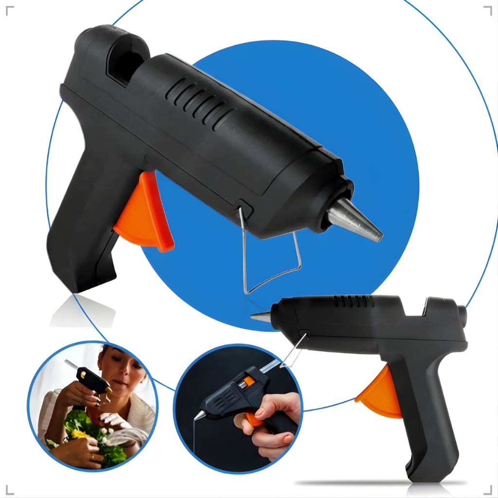Pistola de Cola Quente Bastão Aplicador Profissional Bivolt 20w - Montza em Oferta na Shopee