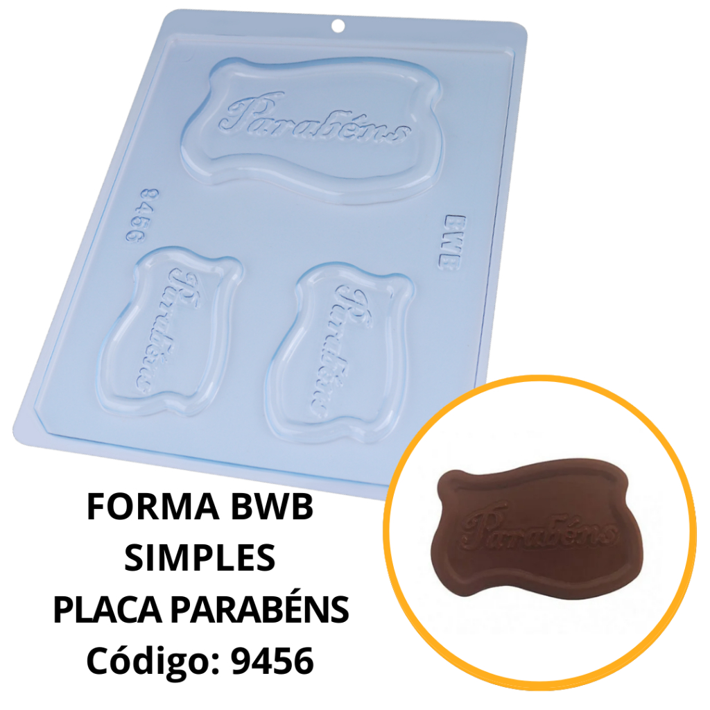 1~10 FORMA SIMPLES PLACA PARABÉNS 9456 (E2) EM ACETATO BWB PARA BOMBOM E DOCES. em Oferta na Shopee