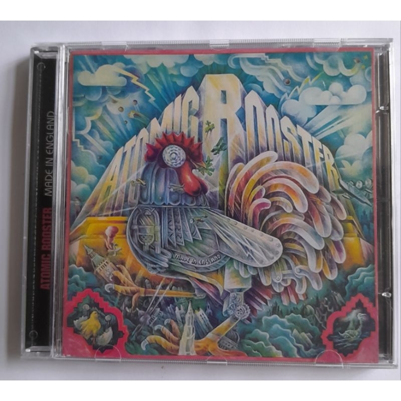 CD ATOMIC ROOSTER - MADE IN ENGLAND- REMASTERIZADO 8 MÚSICAS BÔNUS.
