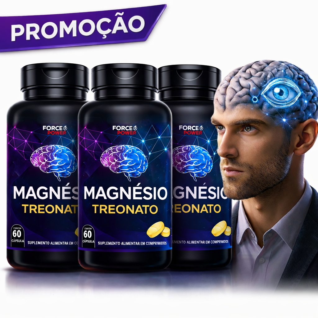 3 Magnésio Treonato Treonina Premium Total 180 Comprimidos - (  KIT PARA 180 DIAS USO ) em Oferta na Shopee