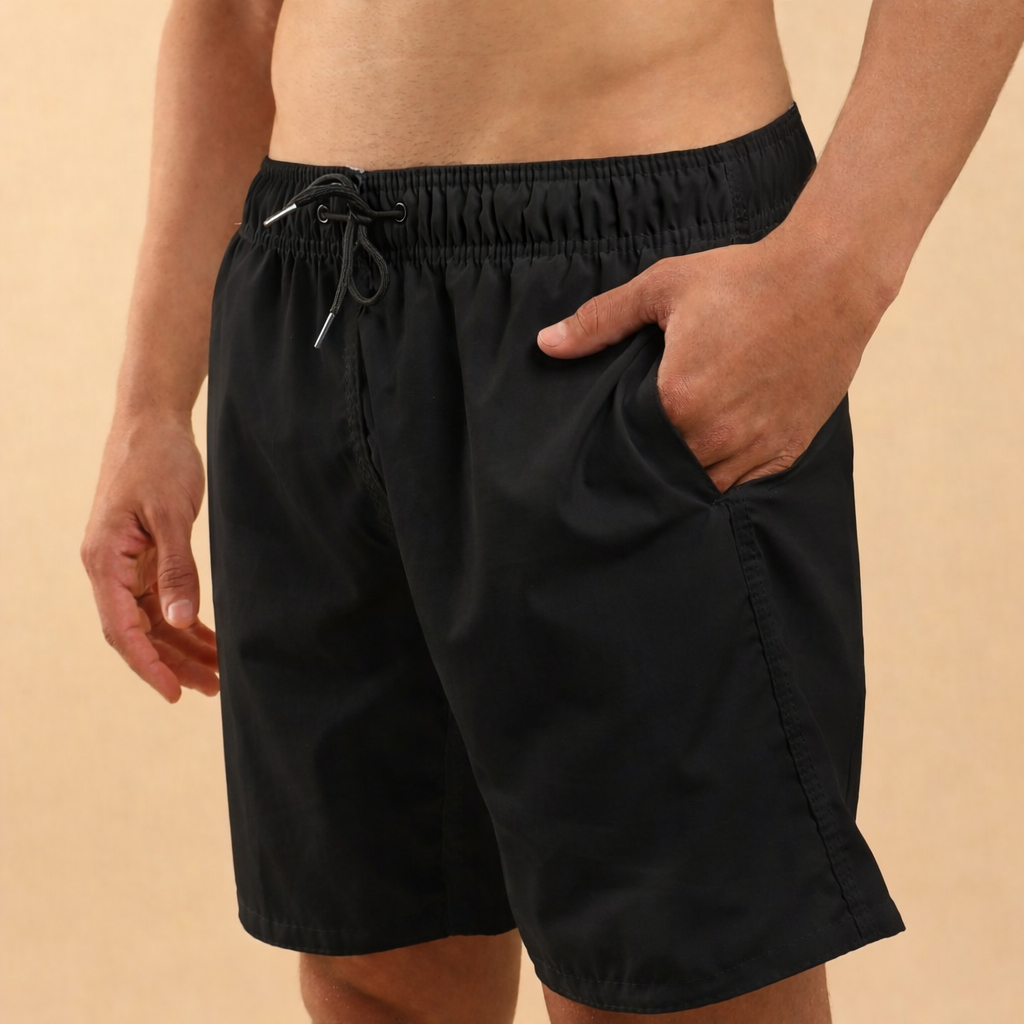 Short Praia Elastano Bermuda Masculino Unissex Bermudas Verão Academia Treino Corrida Mauricinho