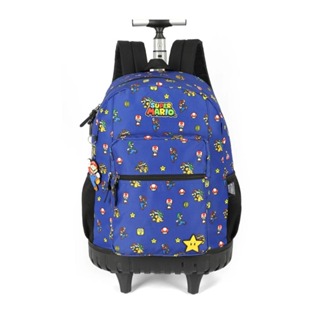 Mochila de Rodinhas Super Mario Escolar Original infantil em Oferta na Shopee