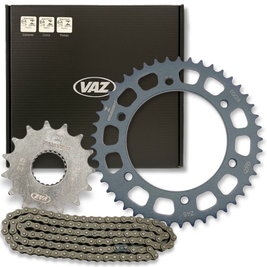 Kit Relação Fazer 250 2005-2017 Com Retentor Original Vaz 45/15 em Oferta na Shopee