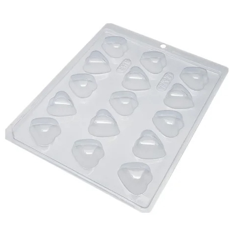Forma de Acetato Bombom Coração Cód. 717 BWB em Oferta na Shopee