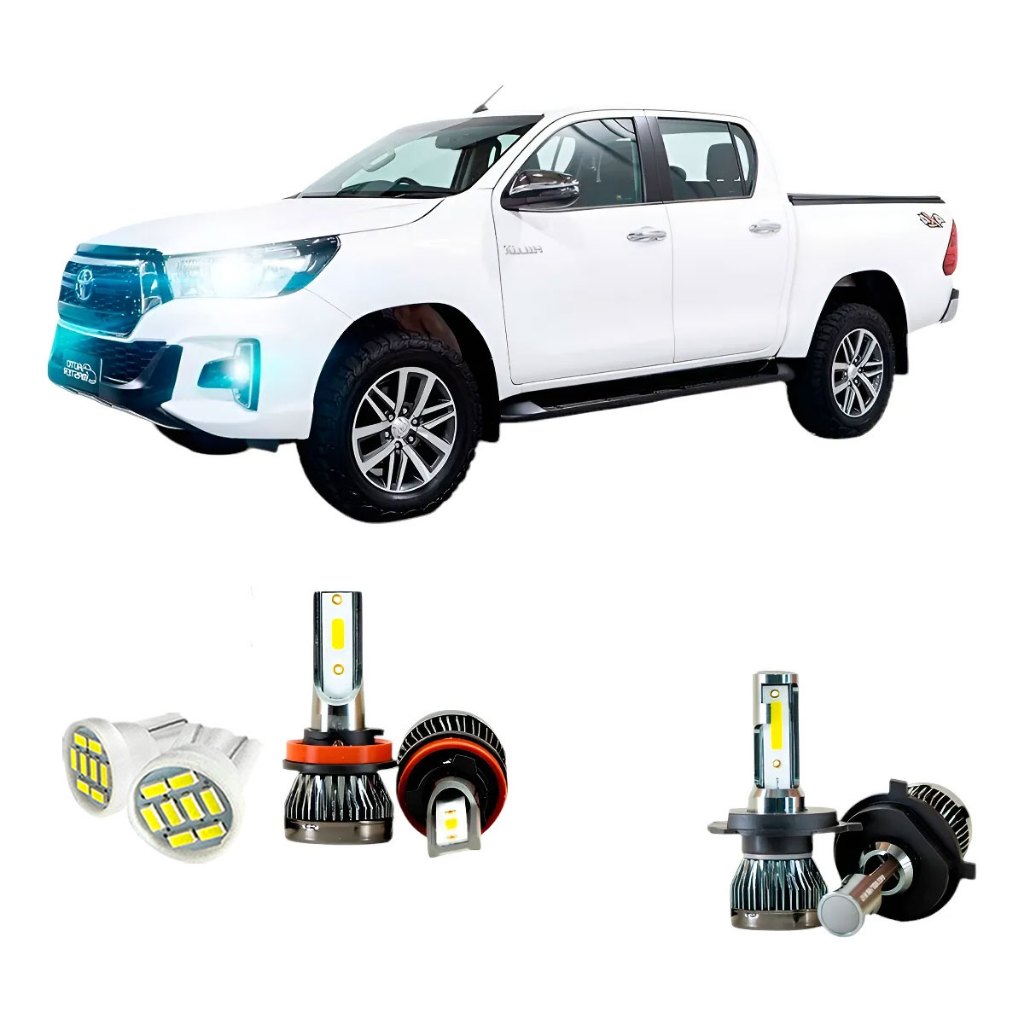 Lampada Led Y3 Toyota Hilux 2019-2020 H4 H11/h16 22000lm em Oferta na Shopee