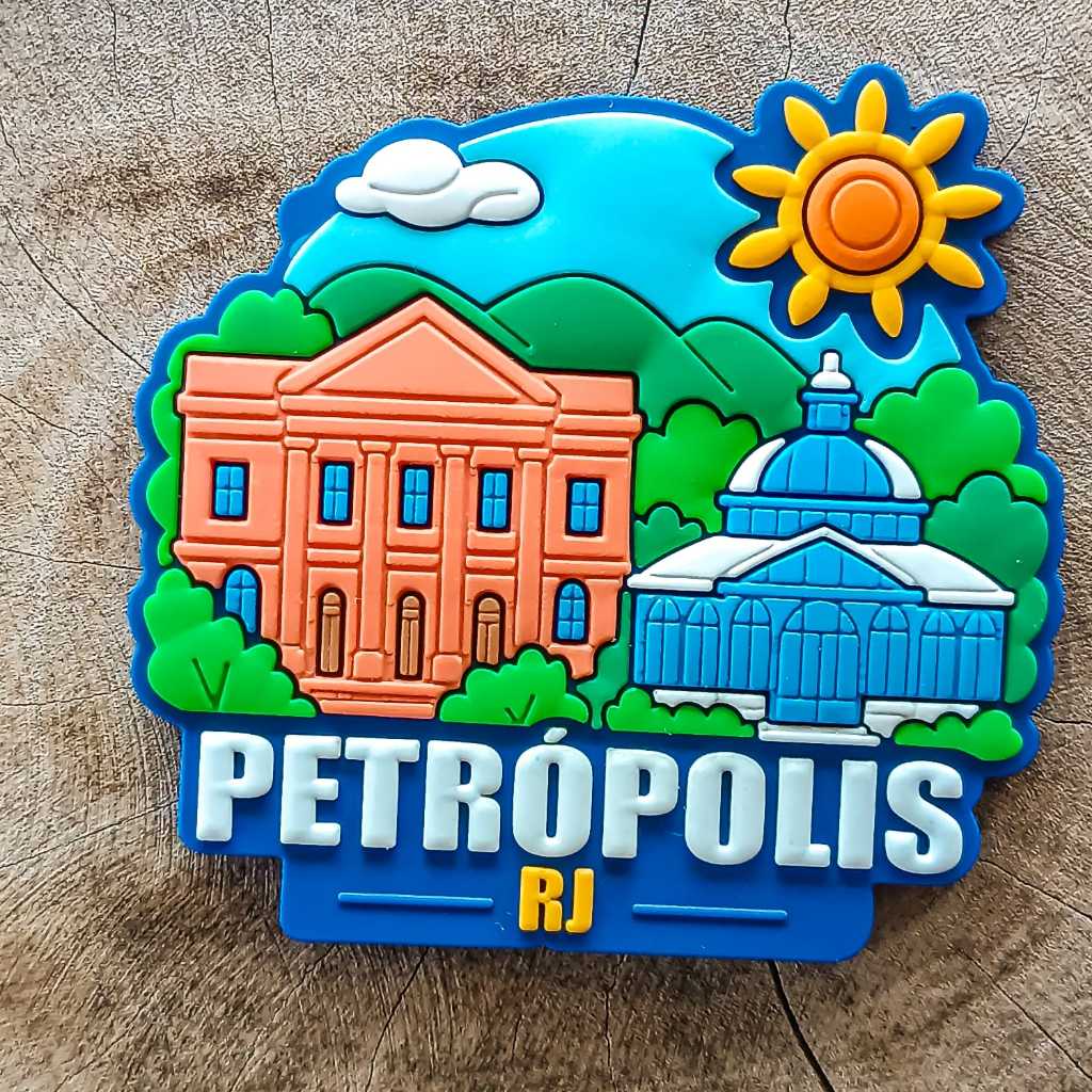 Ímã EXCLUSIVO de PETRÓPOLIS - RJ – Ímã de Geladeira emborrachado