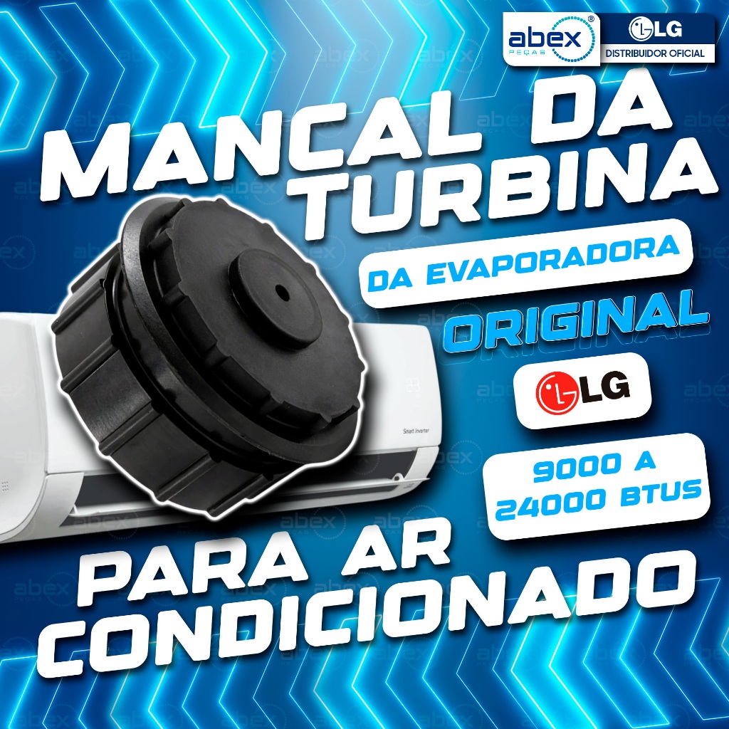 Mancal Bucha Rolamento Eixo Turbina Ar LG MAP64313501 Original