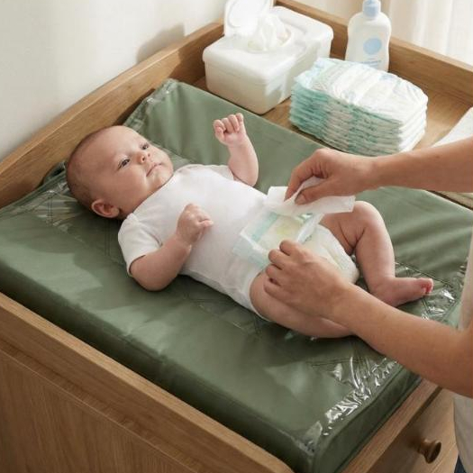 Trocador Anatômico para Bebê Encaixe Cômoda Palha