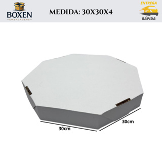 10 Caixas De Papelão 30x30x04 (MELHOR PREÇO) - Pizza/Restaurante em Oferta na Shopee
