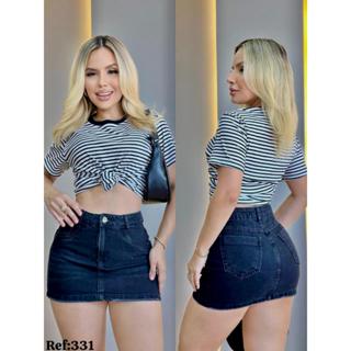 Saia Jolic Jeans (diversos modelos) em Oferta na Shopee