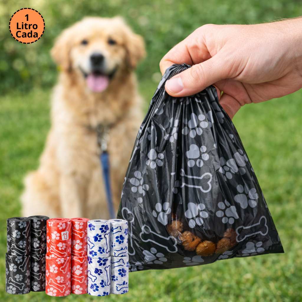 Kit Saquinhos Higiênicos Refil Cata Caca - Escolha Seu kit