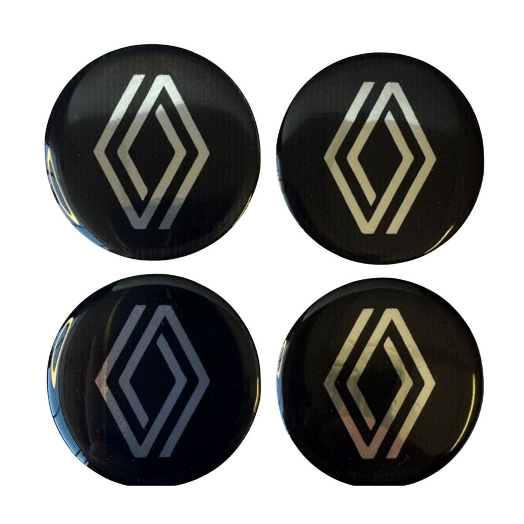 Emblema Resinado logo nova Renault  para calota com 4 emblemas em Oferta na Shopee